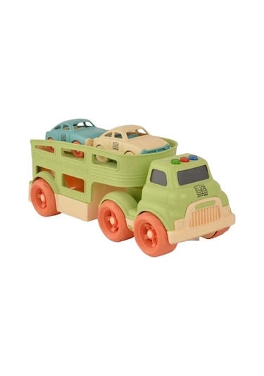 Lc Işıklı Ve Sesli Taşıyıcı Tır 3 Parça Yeşil