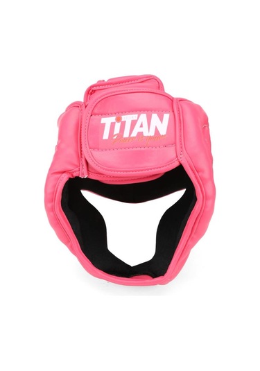 Titan Sport Yüz Korumalı Boks Kaskı , Pembe Model Çok Renkli