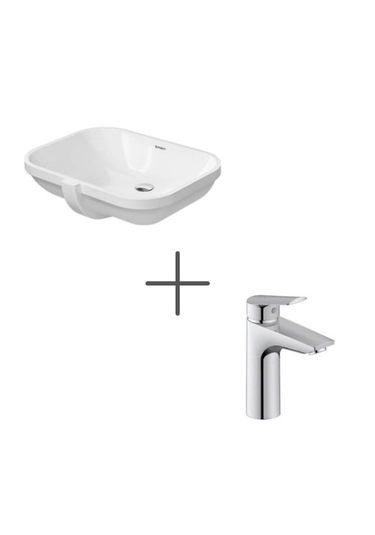 Duravit D-code 56 Cm Tezgahaltı Lavabo Ve No.1 Lavabo Bataryası