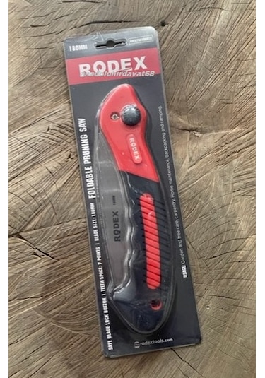 Rodex Katlanır Bag Budama Testeresi Agaç Budama Testeresi 180mm