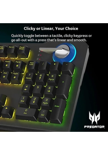 Acer Nitro Gen 2 Kablolu Oyun Klavyesi Predator Dual Mode