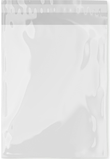 Packanya Kadına Şiddete Hayır Baskılı Beyaz Cepsiz Kargo Poşeti 30 x 37.5 x 5 CM 50'li