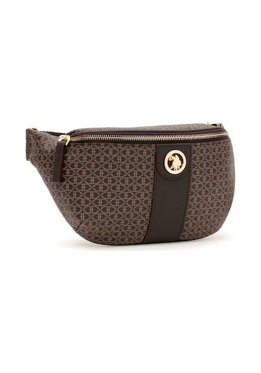 U.S. Polo Assn. Kadın Kahverengi Bel Çantası 50293693-VR029