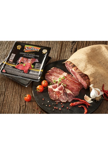 Sultan Etçi Çemeni Sıyrılmış Pastırma 100 G