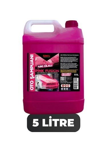 Smx %90 Cilalı Pink Fusion Oto Şampuanı 5 Lt