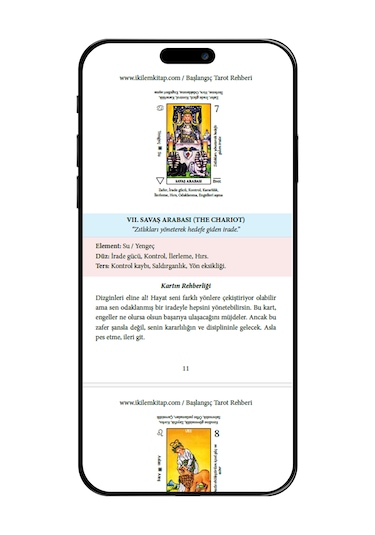 Başlangıç Tarot / Yeni Başlayanlar İçin Açıklamalı 78 Tarot Kartı Ve Rehber Kitap