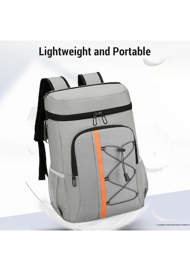 Yalıtımlı Soğutucu Sırt Çantası Alüminyum Folyo Termal Y29145bl Mavi