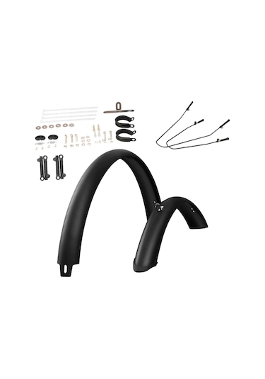 Suntek Dağ Bisikleti Çamurlukları Yedek 26-inç-bisiklet-için Siyah