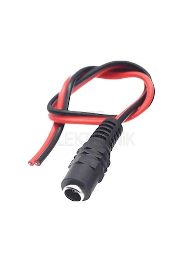 Kablolu Dc Jak 2.1mm Dişi - 20 Adet
