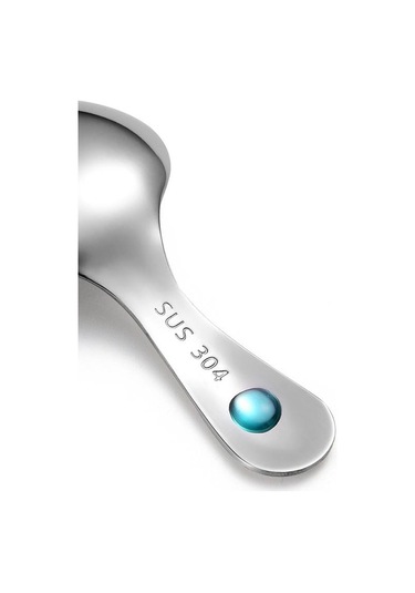 Jms Sevimli Paslanmaz Çelik Mutfak Kısa Saplı Şeker Tuz Baharat Kaşığı