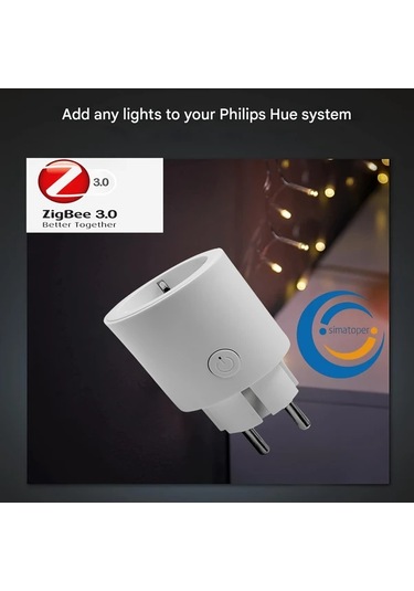 Xuweiwei Simatoper Zigbee 3 0 Akilli Fis Beyaz 16a Paket Alexa Home Assistant Smartthings Uyumlu