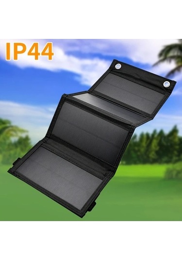 Besthome1 Dream011 4 Katlı Güneş Paneli 48.18x18.49 Cm Usb Power Bank, Kamp Şarj Cihazı