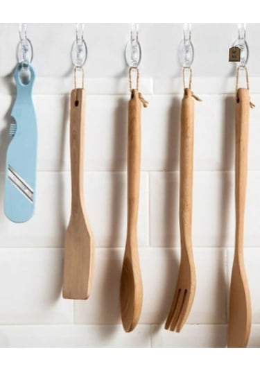 Askı 5li Şeffaf Kendinden Yapışkanlı Güçlü Askılık Banyo Mutfak Kapı Arkası Tek Paket Renkli Diğer