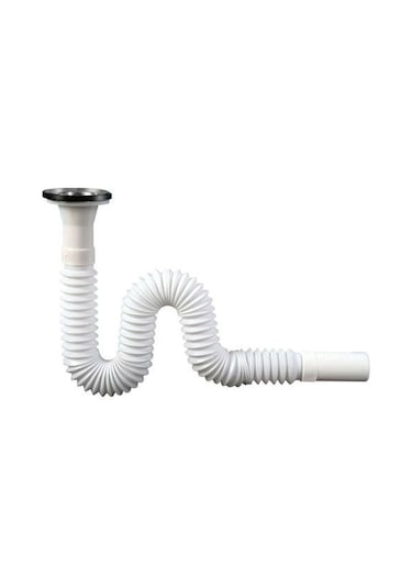 Körüklü Lavabo Sifonu Gider Borusu Akordiyon Kısa 30 - 75cm