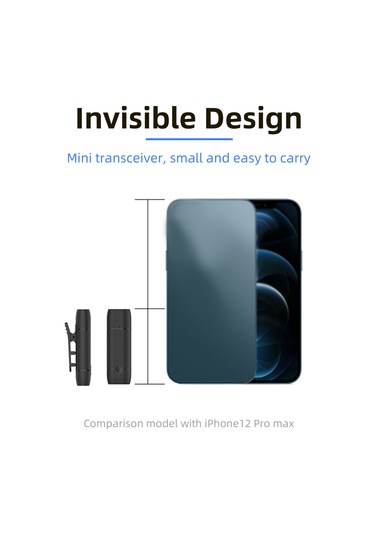 Kosona Kablosuz Lavalier Mikrofon 2.4g - Gürültü Azaltma, 20m Aktarım, Type-c - Canlı Yayın, Ders, Röportaj,短视频 İçin Batarya Dahil