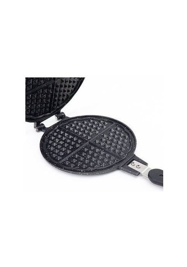 Taşhan Döküm Granit Waffle Tavası 20 CM Bakalit Sap