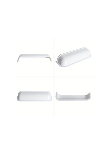 Dream011 Beyaz 2 Adet Pvc Karavan Kapı Depolama Kutusu Kendiliğinden Vidalı Beyaz