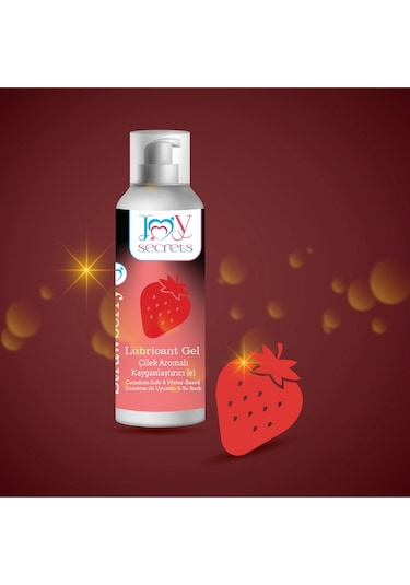 Joy Secrets Kayganlaştırıcı Jel Çilek Aromalı 100 ML