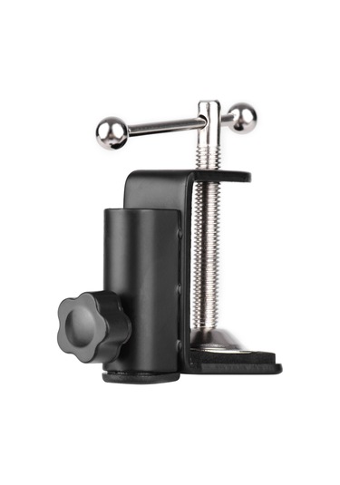 Ruicoo Mikrofon Kolu Tutucu, Alüminyum Altyapı, 5cm Kalınlığa Kadar Masaya Sabitlenir, Çizik Koruyucu Pad, Canlı Yayın Ve Öğretim İçin Uygun