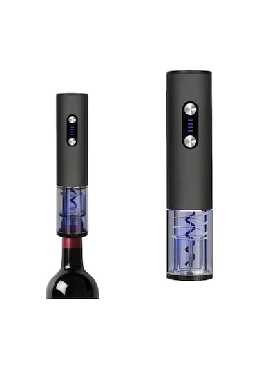 Elektrikli Şarap Açacağı Seti - Folyo Kesicili Otomatik Tirbuşon Diğer