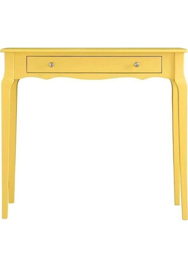 Wooding 100 Cm Çekmeceli Masif Sarı Lake Bonamy Dresuar Sarı