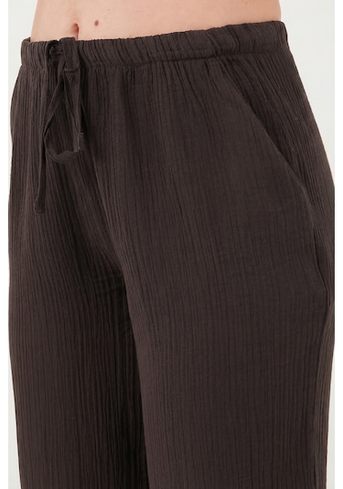 Lela Bayan Pantolon 668yp5502 Acı Kahve Acı Kahverengi