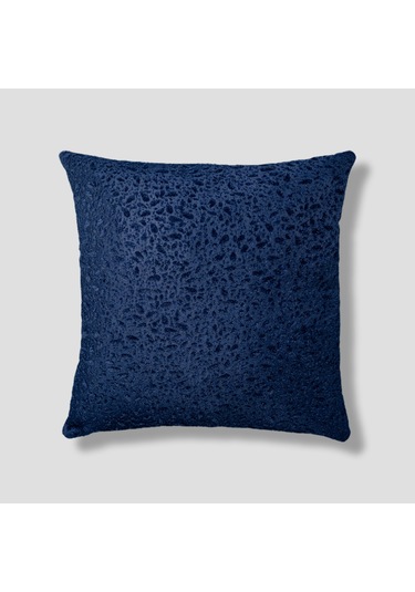 Sezyon Yuna Desenli 50 50 Lacivert Kırlent Kılıfı Lacivert