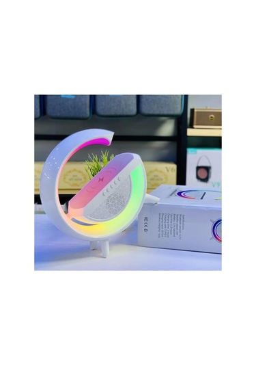 Bukrem Store G-speaker Bt-2301 Rgb Işıklı Kablosuz Şarjlı Bluetooth Hoparlör + Fm / Tf / Aux