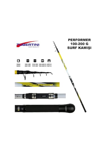 Tubertini Performer 420 Cm 100-200 Gr Surf Olta Kamışı