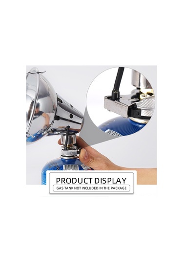 Neevoyu Taşınabilir Dijital Ateşlemeli Kamp Isıtıcı - Hafif Çelik Yapı İle Açık Hava Isınma Çözümü Gümüş