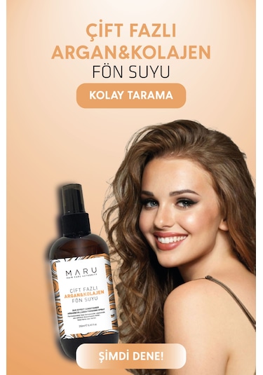 Maru Argan & Collagen Bağ Onarıcı Saç Bakım Spreyi 250 Ml
