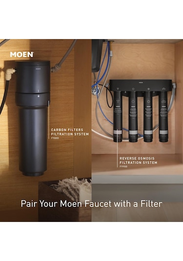 Moen F7660 Mat Siyah Sip Modern Tek Kolu Yüksek Ark İçecek Musluk Diğer