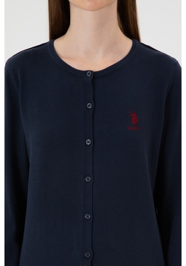 U.s. Polo Assn. Kadın Lacivert Hırka Triko 50313624-vr033 Lacivert