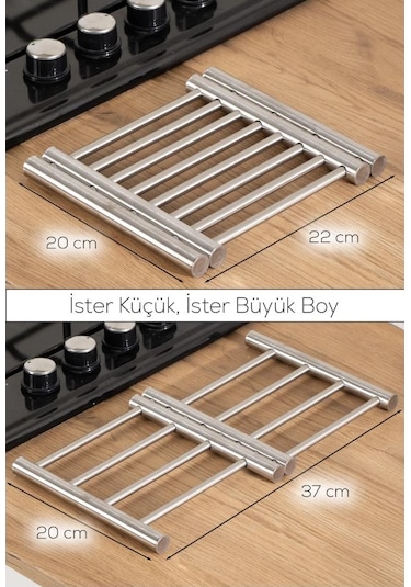 Açılabilir Büyük Nihale Metal Paslanmaz Çelik Ayarlanabilir Gri