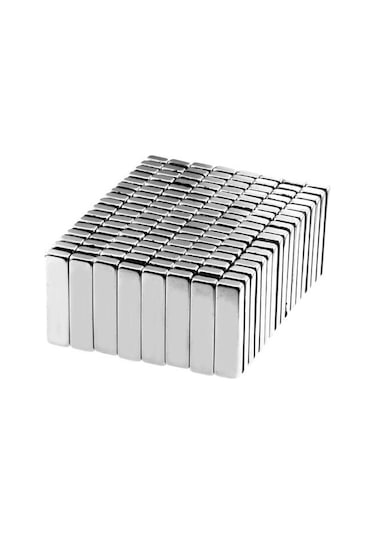 Öşeli Neodyum Mıknatıs Dikdörtgen 40X10X5 Mm - 2 Adet