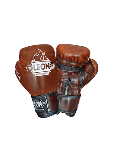 Aksaspor Leon Blade Training Boks, Kick Boks Ve Muay Thai Eldiveni Kahve