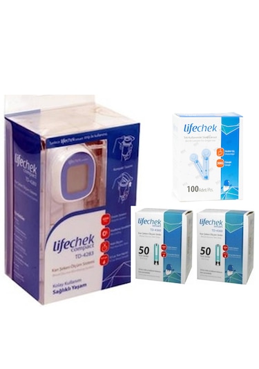 Lifechek Compact Ölçüm Cihazı Td-4283 + 100 Strip +100 Lancet