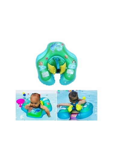 Bebek İçin Yüzme Simidi Yeni Çocuk Parti Daire Karikatür Şişme
