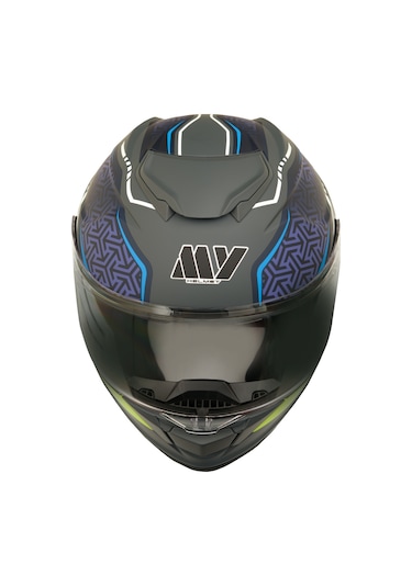 My Helmets Mks002-rgby Güneş Vizörlü Şeffaf Çene Açılır Motosiklet Kaskı Çok Renkli
