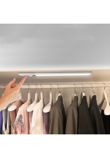 Üç Renkli Kısma Ve İnsan Algılama Işığına Sahip Beyaz 30 Cm Led Lamba - Perfet Diğer