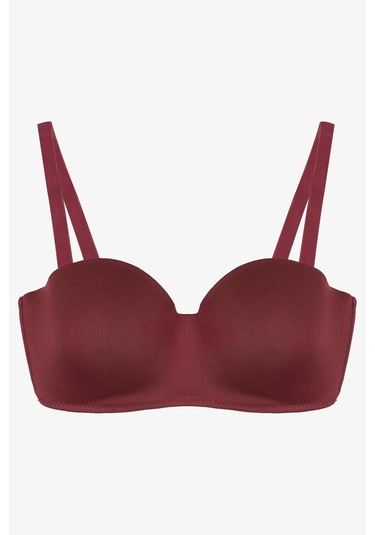 Kadın Dolgusuz Mikro Straplez Sütyen Yeşil