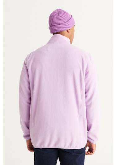 AC&Co / Altınyıldız Classics Standart Fit Fermuarlı Bato Yaka Polar Erkek Ceket Lila AC&Co / Altınyıldız Classics Standart Fit Fermuarlı Bato Yaka Polar Erkek Ceket Lila