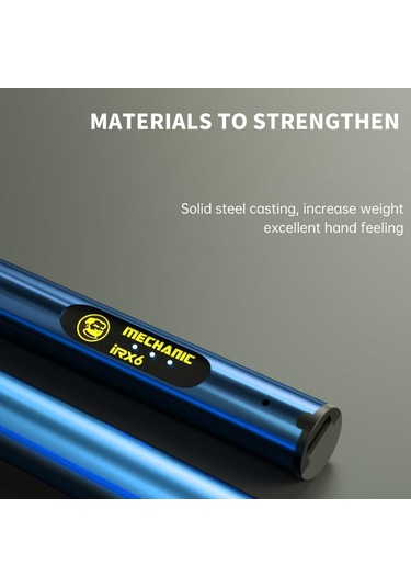 Tenfowee Mini Motorlu Taşlama Kalemi - Şarjlı 3 Hızlı Taşlama, Kesme, Parlatma Makinesi - 9 Farklı Uç İle Telefon Çip Tamiri Irx6