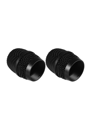 Youmex Bbs K100/k200/k300/4100/4500 Mikrofonu İçin Metal Uç Kafası, Darbeye Dayanıklı, Rüzgar Gürültüsünü Azaltan, Siyah, 2 Adet Paket