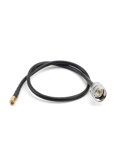 1 Adet Rg58 Kablo Uhf So239 Dişi - Sma Erkek Konnektör Rf Koaksiyel Düz Uzatma Kablosu