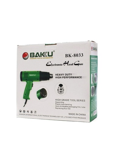 Sones Baku Bk-8033 1600w 50hz Sıcak Hava Tabancası, Ac 220v, Ab Fişi