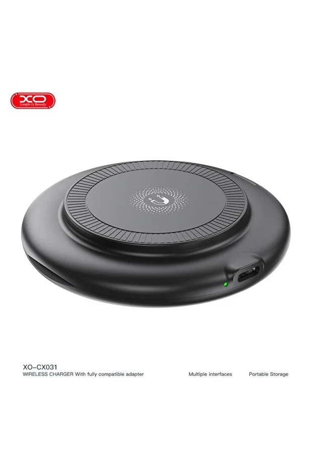 Xo-cx031 Type-c Kablolu Micro&lightning&usb-a Adapto Rlu 15w Kablosuz C Oklu S Arj Aleti Sı Yah