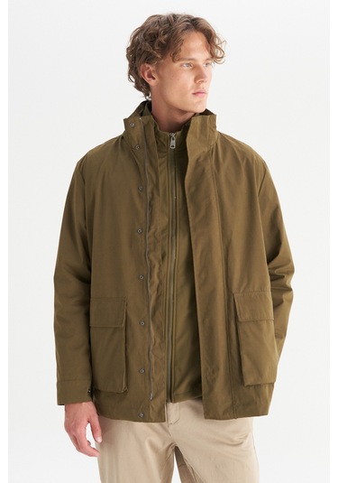 Wrangler Erkek Parka W2520422 801 Koyu Haki KOYU HAKI