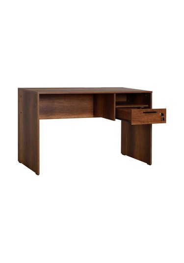 Adoremobilya Concept Kilitli Çekmeceli Çalışma Masası - Oslo Ceviz Oslo Ceviz