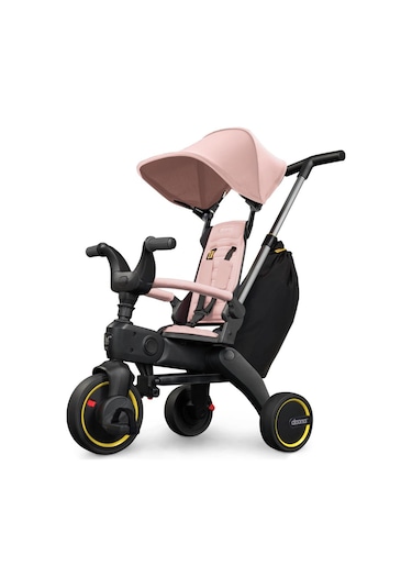Doona Liki Trike Tek Parça Katlanır 3 Tekerlekli Bebek Bisikleti S3 Pembe